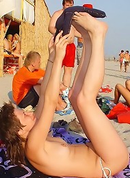Hot Naked Dance Gets An All Over Tan At The Beach^nudist Video Public XXX Free Pics Picture Pictures Photo Photos Shot Shots